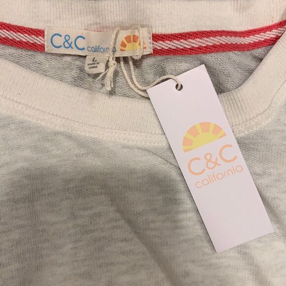 NWT C&C California Burnout Pullover “Low Key” - Picture 3 of 4